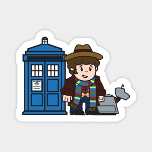 Mitesized 4th Doctor Magnet