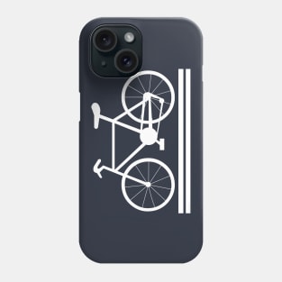 Bicycle Lines White Phone Case