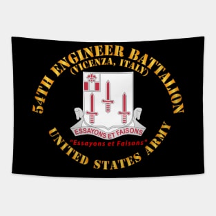 54th Engineer Battalion - US Army - Vicenza, Italy - DUI Tapestry