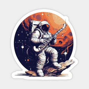 Astronaut Bassoon Band Player Bassoonist Magnet