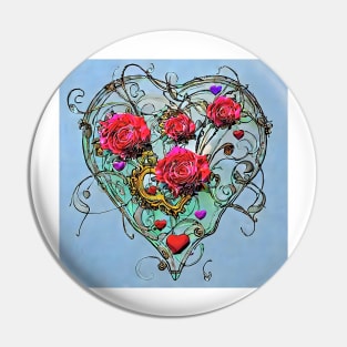 heart mechanism Pin