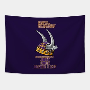 Minnesota Vikings Fans - Just Once Before I Die: Waiting & Frustrated Tapestry