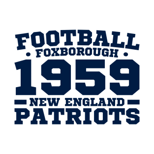 Football Foxborough 1959 New England Patriots T-Shirt