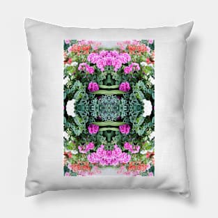 A floral carpet Pillow