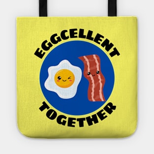 Eggcellent Together | Bacon And Egg Pun Tote