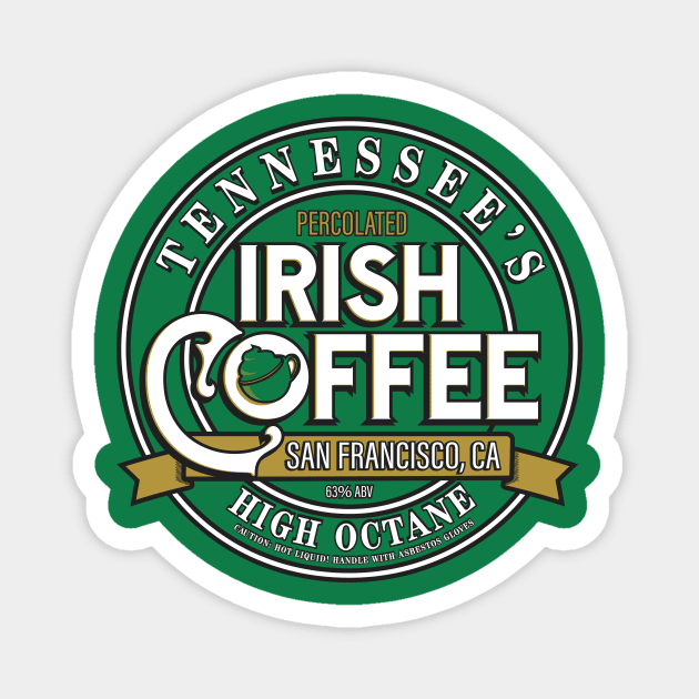 Tennessee's Irish Coffee (The Love Bug) Magnet by jepegdesign