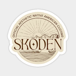 Skoden Official Aesthetic Native American Clothing Magnet