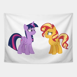 Pony Twilight and Sunset 2 alternate Tapestry