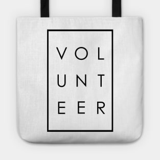 Volunteer Typography Design Tote