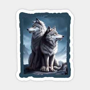 The night of the wolves Magnet