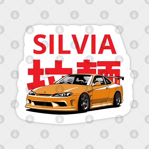 Nissan Silvia Magnet by artoriaa