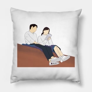 Descendants of the sun kdrama stickers Pillow