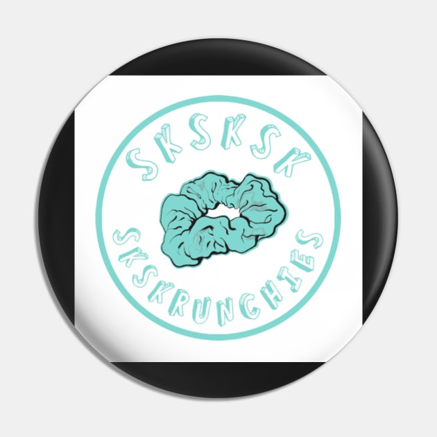 SKSKSK Scrunchie Sticker VSCOGRL Visco Girl Pastel Green Seafoam Gifts for Girls Pin by gillys