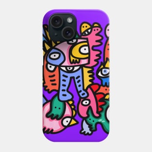 Graffiti Pop Cool Monsters Phone Case