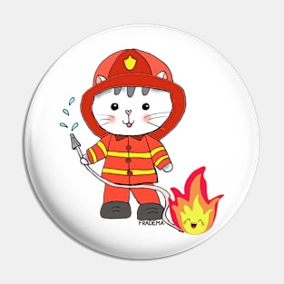 Cat does not put out fires Pin