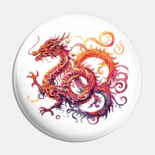 Colorful Dragon Pin