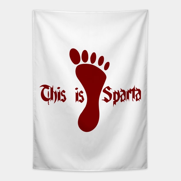 This is Sparta Tapestry by DavesTees