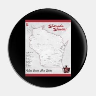 Wisconsin Wineries Map Pin