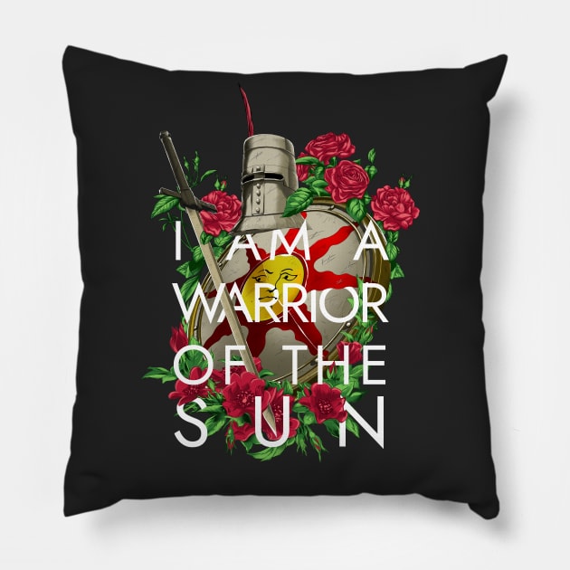 Hello Sun Knight Pillow by manoystee