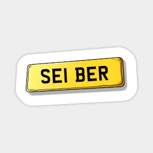 SE1 BER Bermondsey Number Plate Magnet