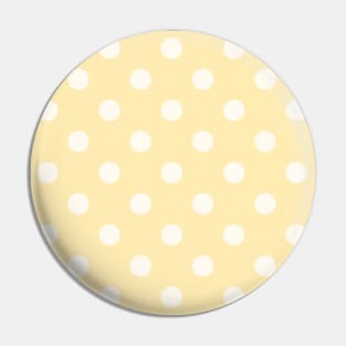 Polka Dots Yellow Pin