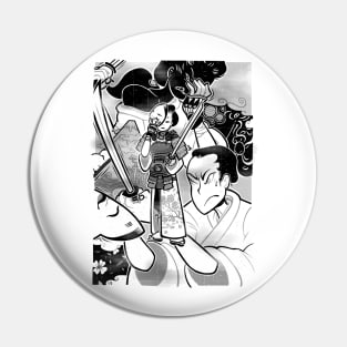 Lady Samurai Pin