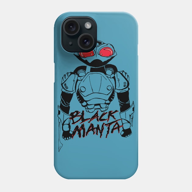 Black Manta Phone Case by Ace20xd6