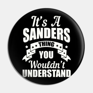 Sanders Thing Pin