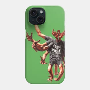 Free Hugs (Haphephobia) Phone Case