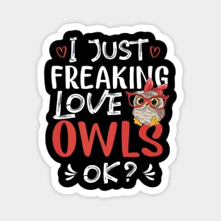 Owls Ok Kawaii Lover Magnet