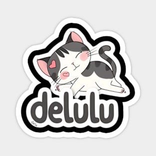 Delulu Cat Magnet