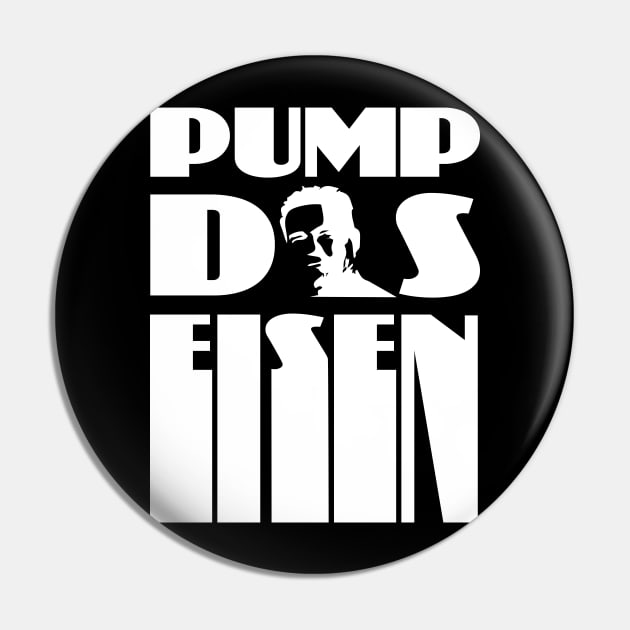 Pump the iron bodybuilding fitness gift shirt Pin by KAOZ