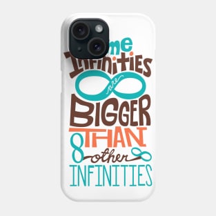 Some Infinities Are Bigger Than Other Infinities Phone Case