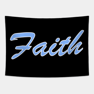 Faith Power Words Tapestry