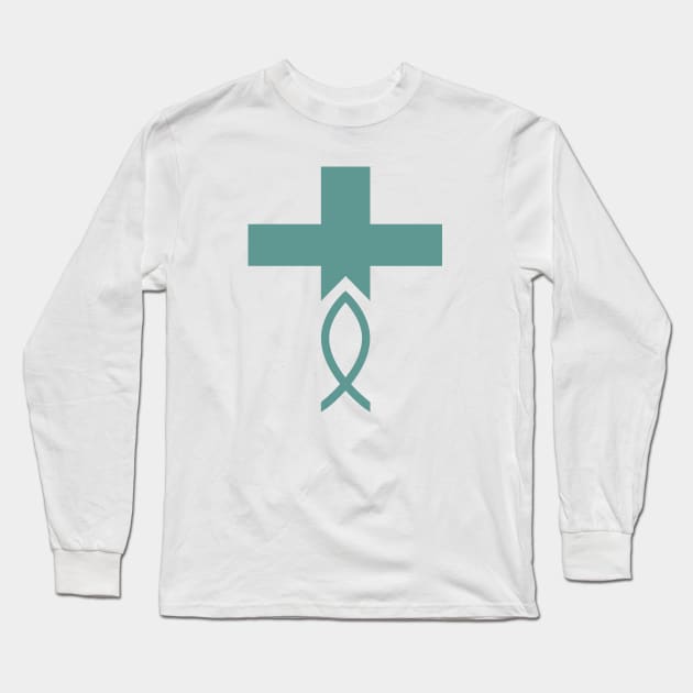 Christian Cross Fish T Shirt Christian Cross Fish T Shirt