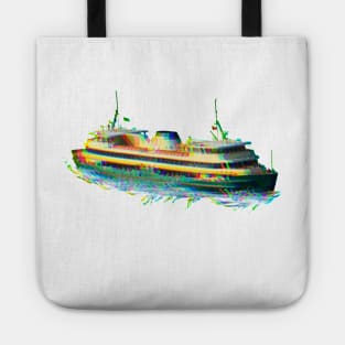 Reckless - Manly Ferry (white type) Tote