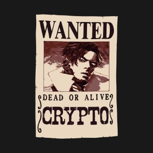 Crypto Wanted poster T-Shirt