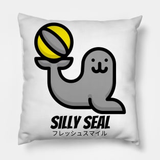 Silly Seal Beach Ball Trick Pillow