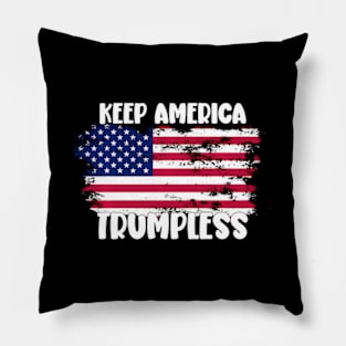 Keep America Trumpless ny -Trump Pillow