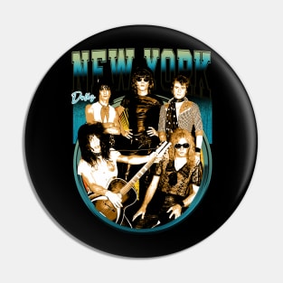 New York Dolls Anthems Visualizing Rock 'N' Roll Legends Pin