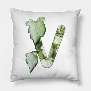 Letter V Pillow