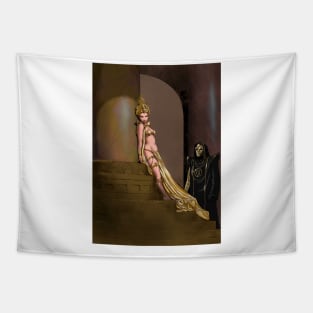 Princess Aura after Frazetta Tapestry