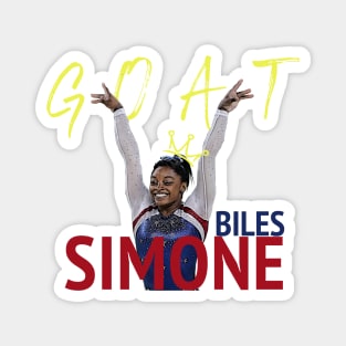 Simone Biles Goat Magnet