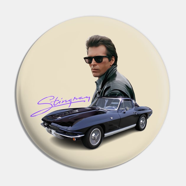 Stingray - Corvette - 80s Tv Show Pin by wildzerouk