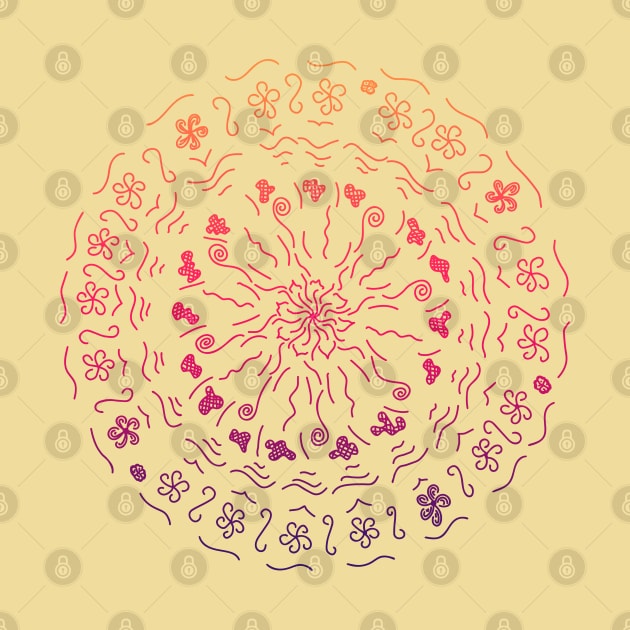 The VERY First Mandala - Gradient by Myriel