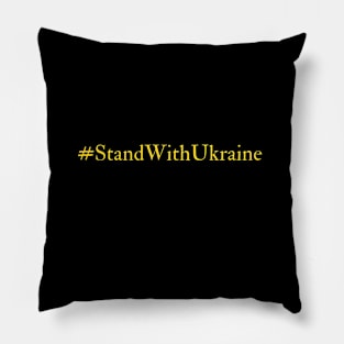 Ukraine Support No War Promote Peace stand with Pillow