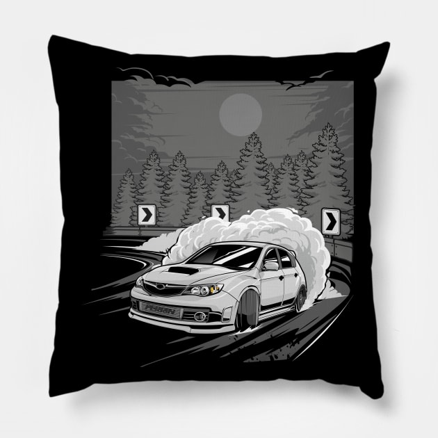 Subaru Impreza WRX STi Pillow by JDMAPEX