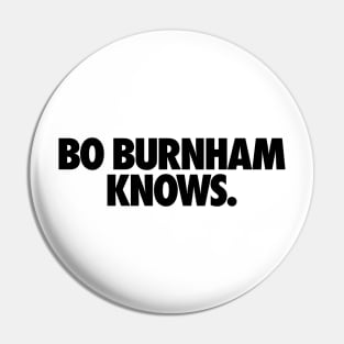 Bo Burnham Knows v2 Pin