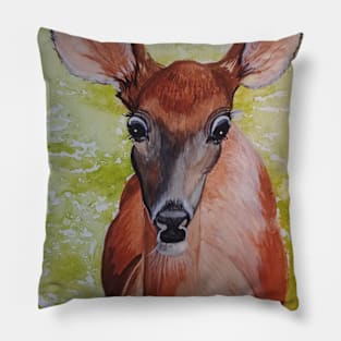 Deer in the Meadow Pillow