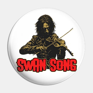 Swan Song Violin Pin